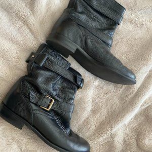 Kate Spade Bow Back Black Short Booties_SZ 6.5